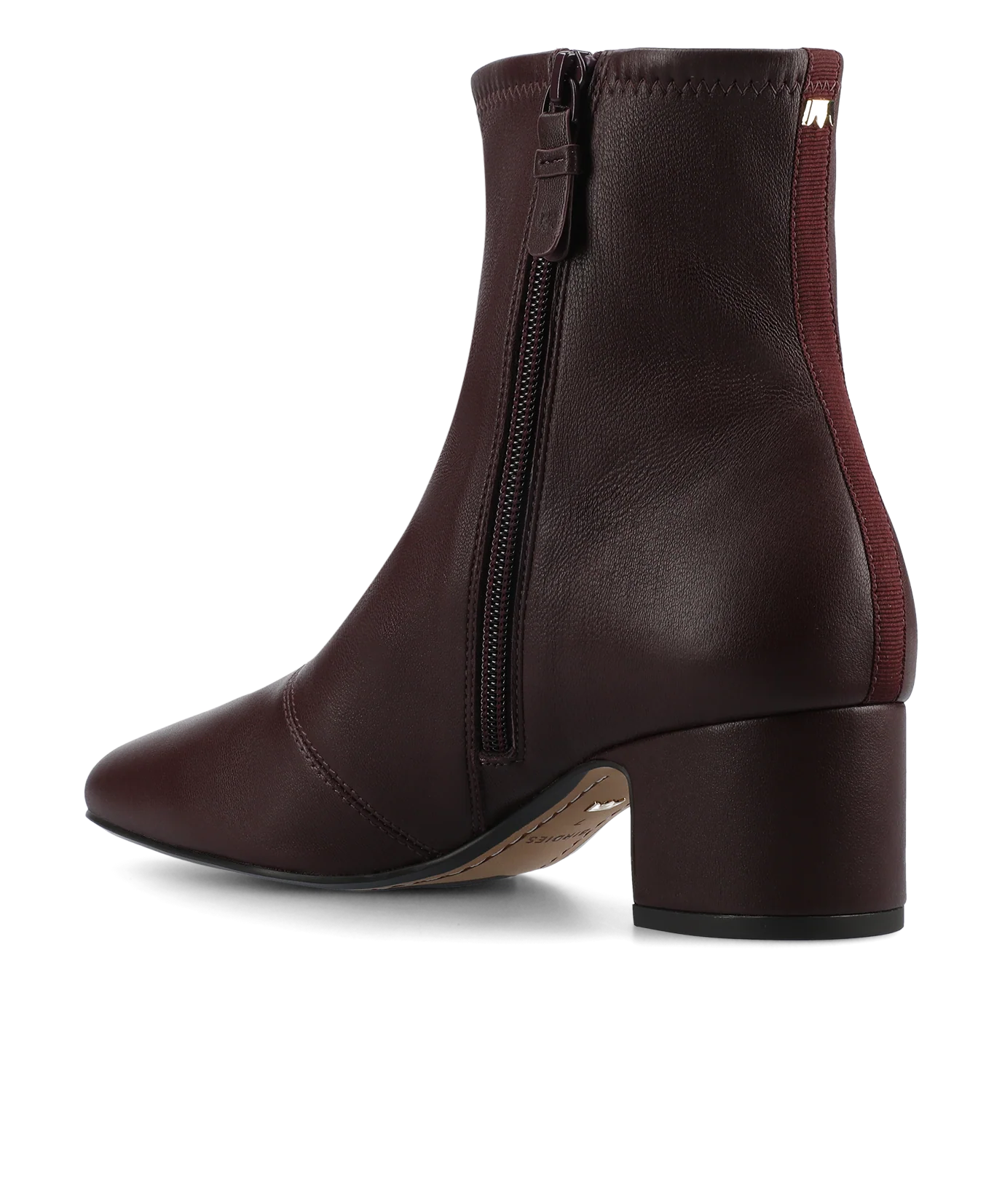 The Starling 50 Bootie - Burgundy Stretch Leather - Image 5