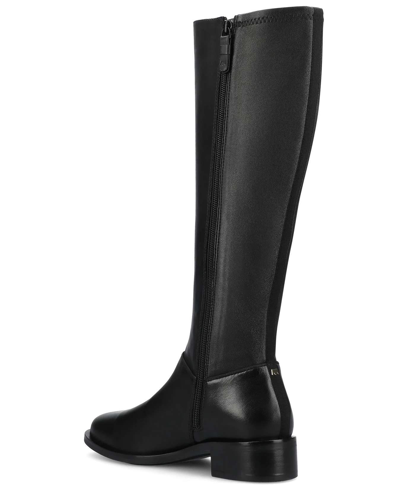 The Starling Tall Boot - Black Leather - Image 4