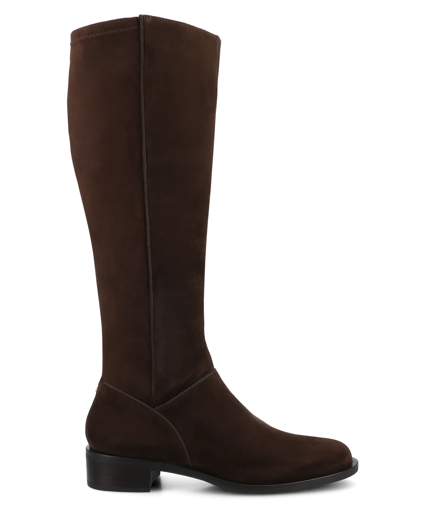 The Starling Tall Boot - Chocolate Suede - Image 3