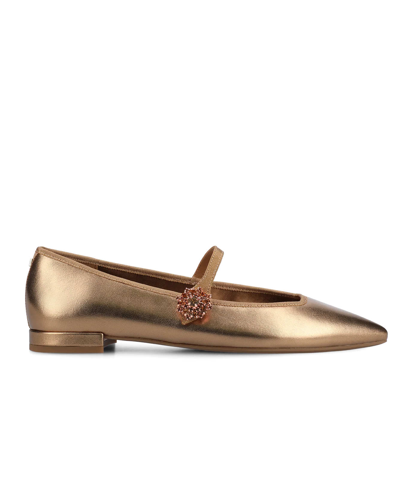 The Goldfinch 15 Mary Jane - Vintage Gold Metal Leather - Image 5