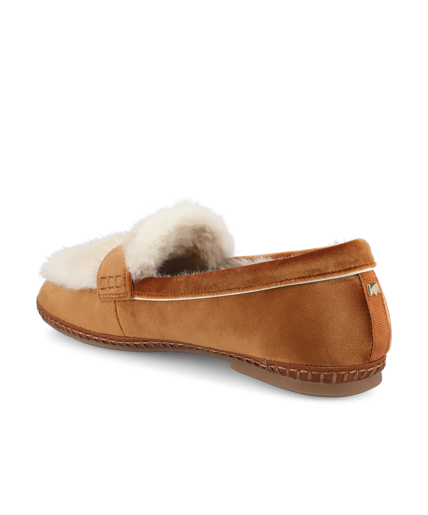 The Heron Loafer Cozy - Tan Velvet Faux Fur - Image 5