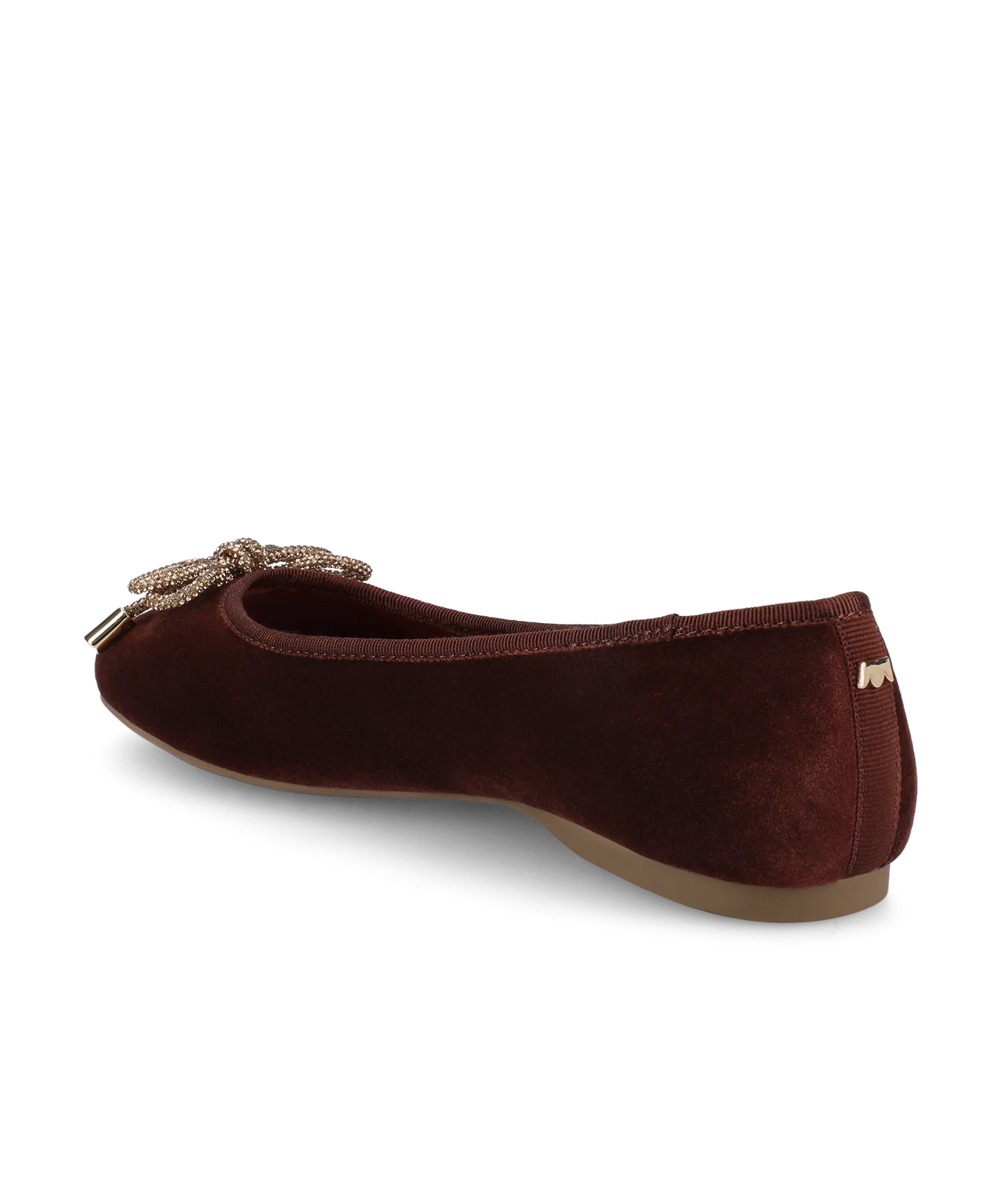 The Hummingbird - Brandy Velvet Jeweled Bow - Image 6