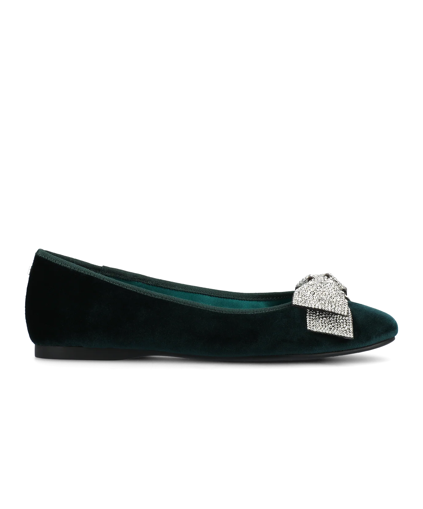 The Hummingbird Jewelry Bow - Royal Green Velvet - Image 5