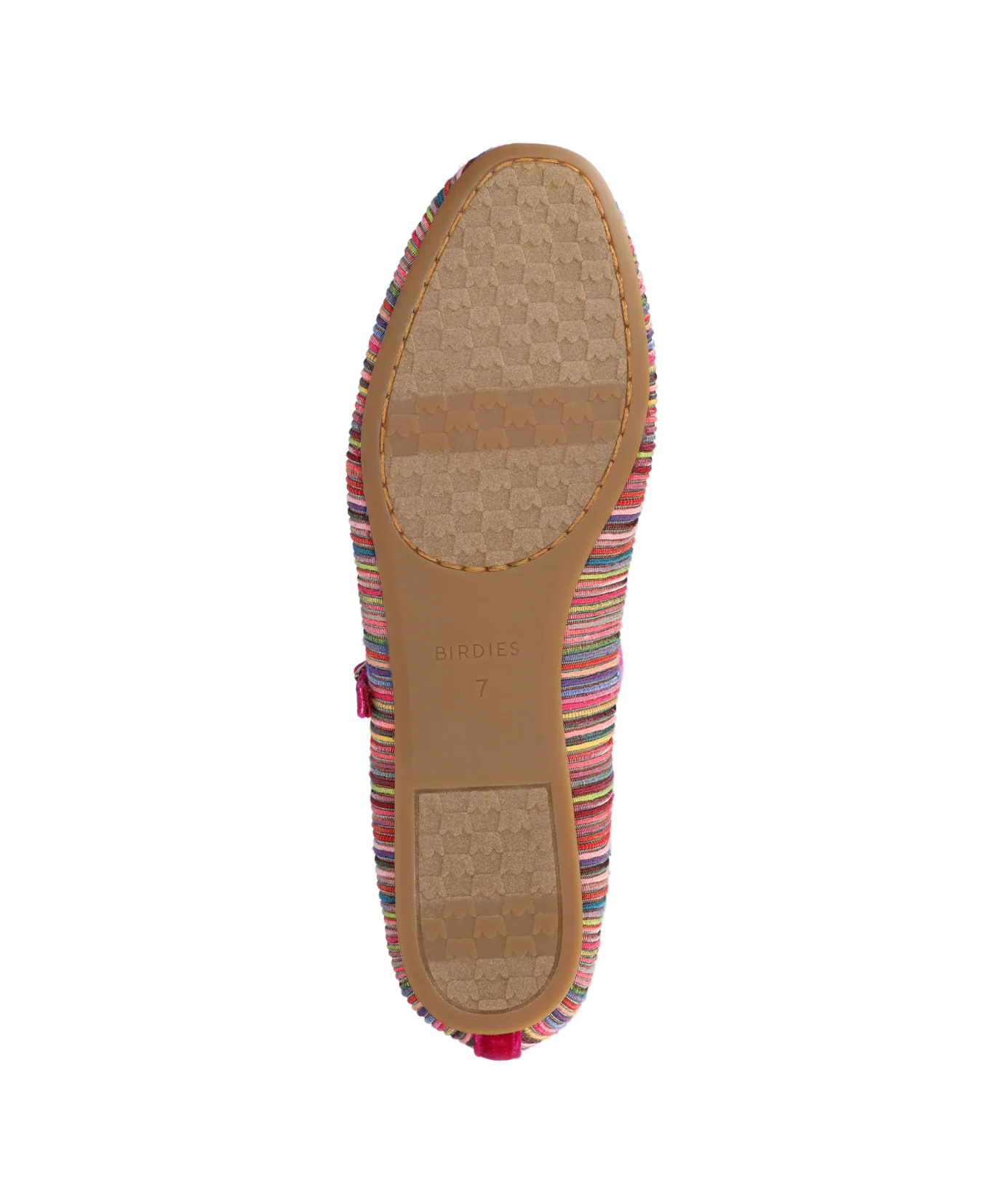 The Hummingbird Mary Jane Grosgrain - Hot Pink Multi Stripe - Image 8