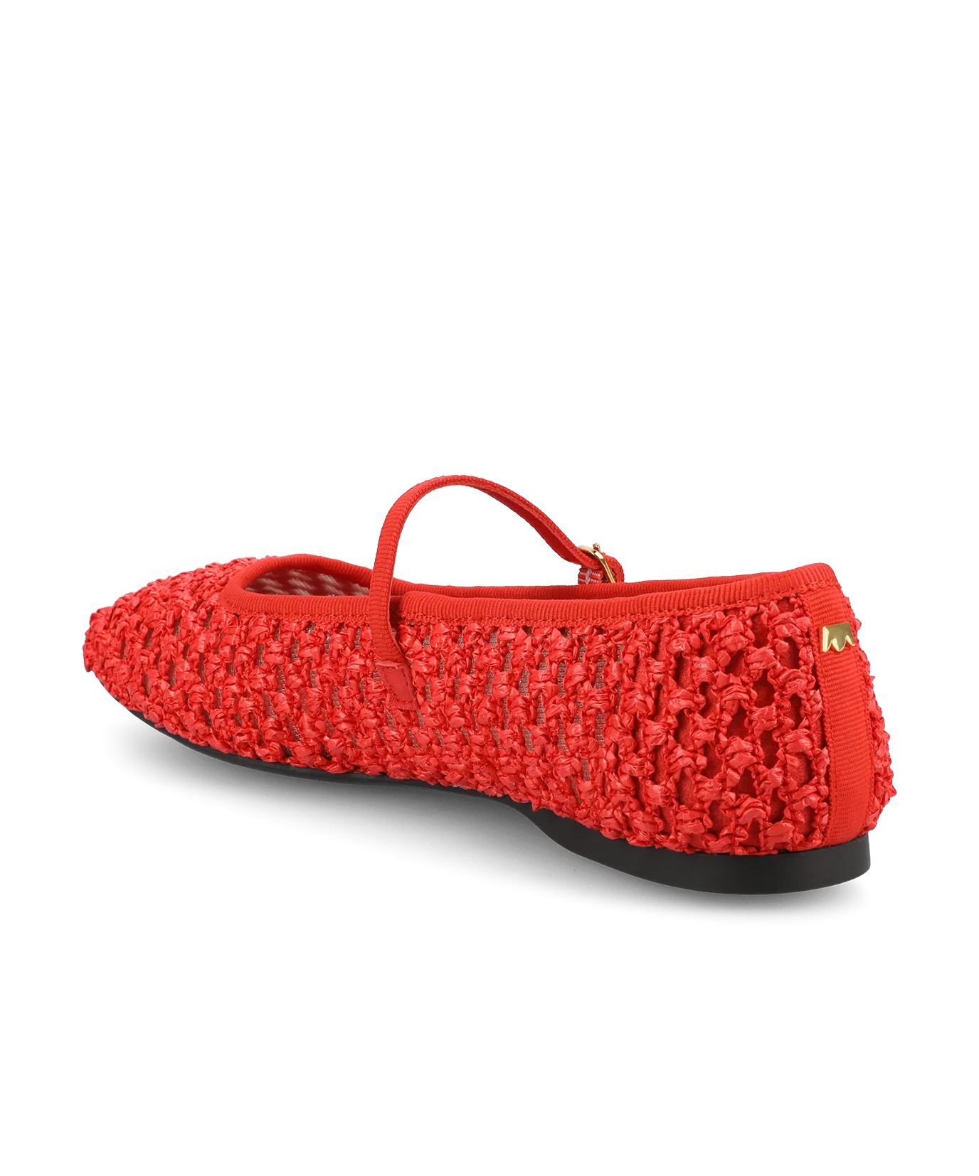 The Hummingbird Mary Jane - Red Openweave - Image 5