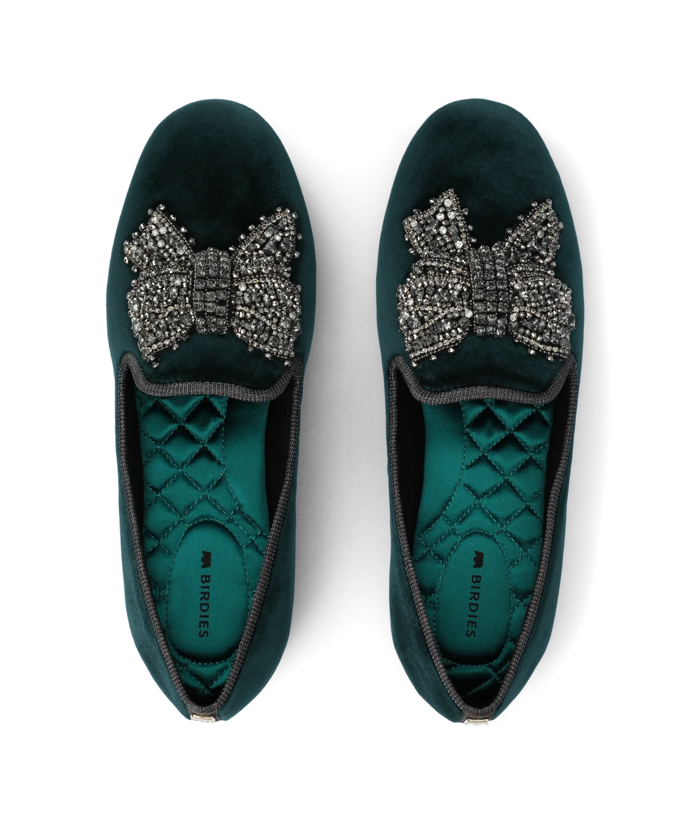 The Starling Monaco Bow - Royal Green Velvet - Image 3