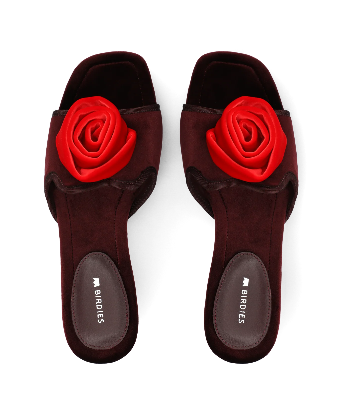 The Kiwi Kitten Flower - Burgundy Velvet - Image 4