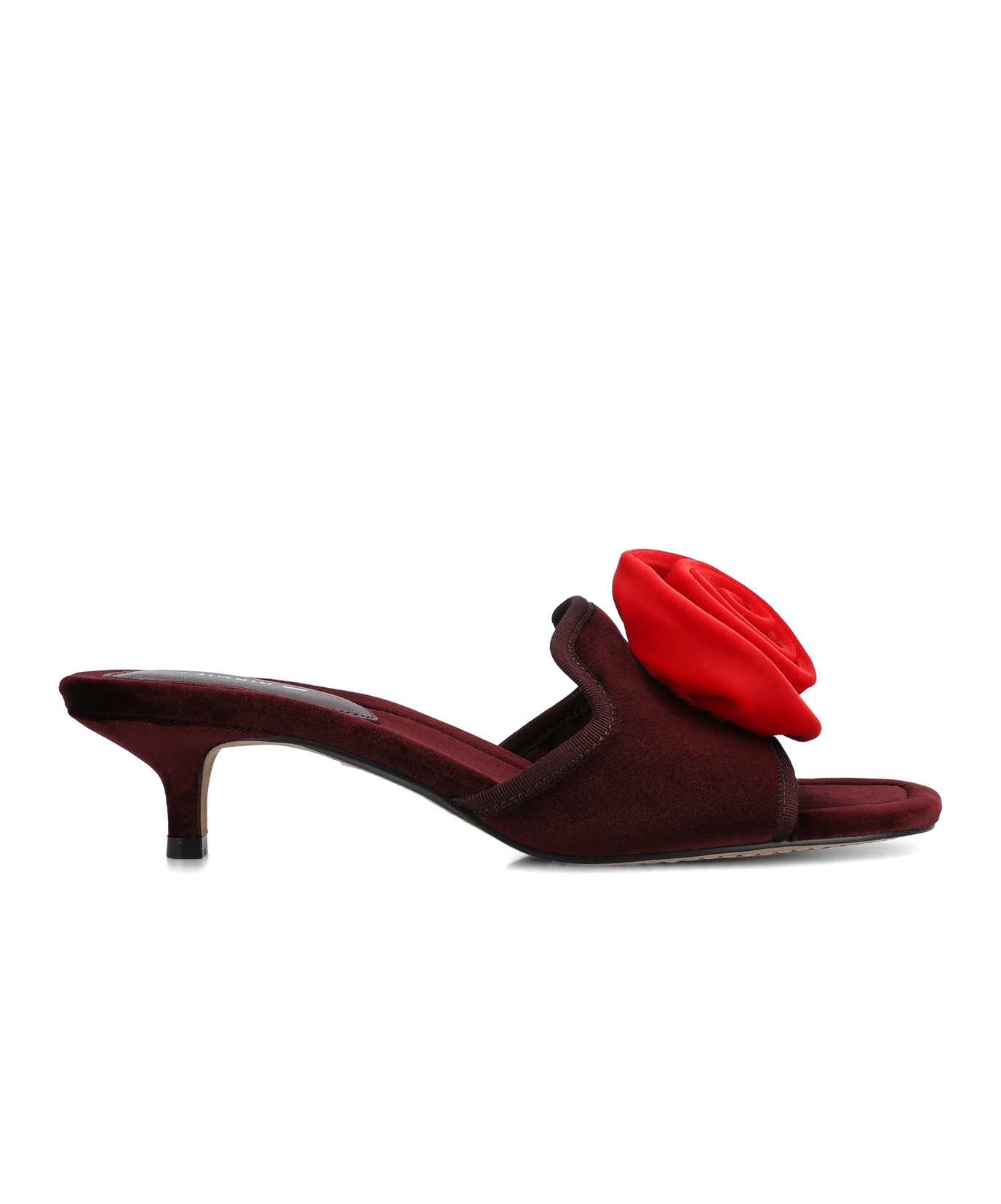 The Kiwi Kitten Flower - Burgundy Velvet - Image 5