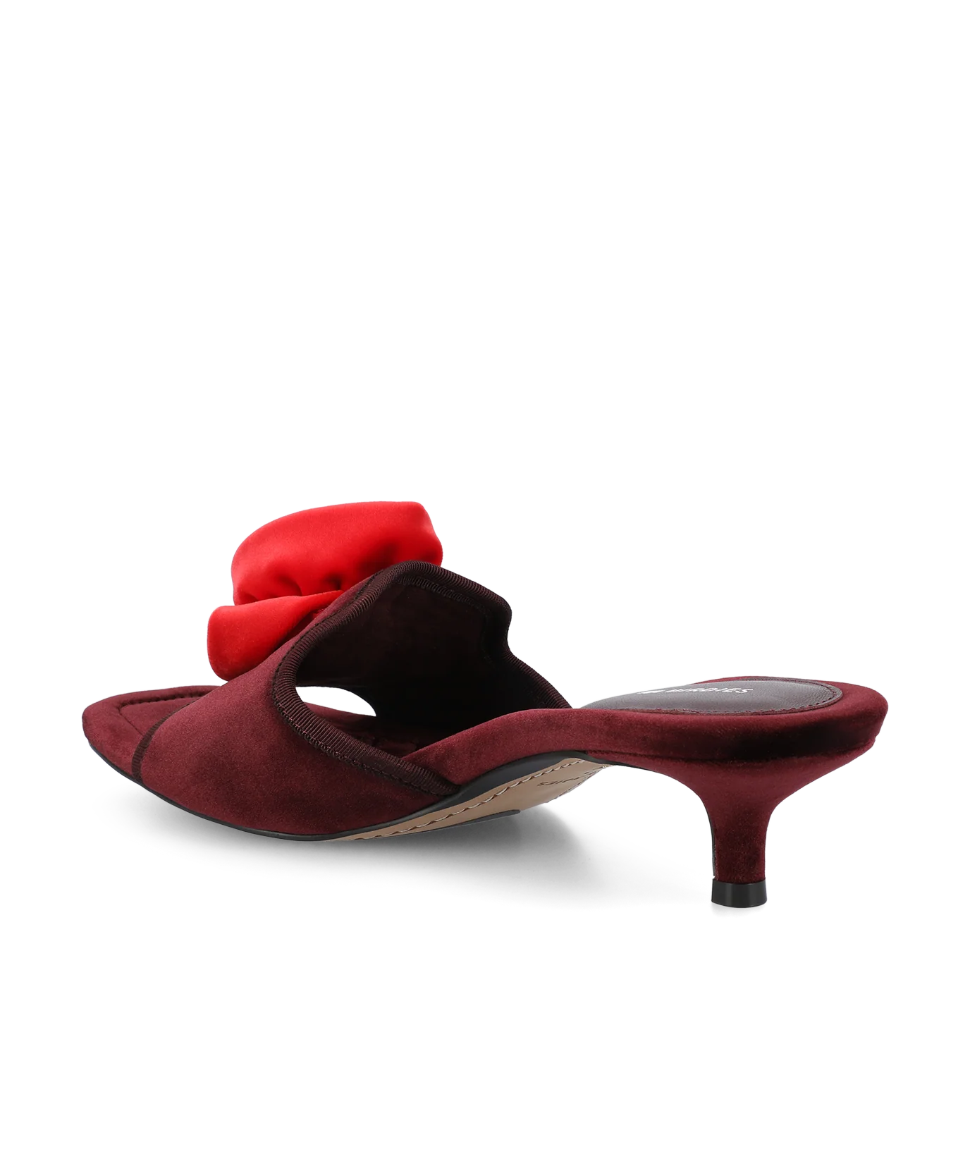 The Kiwi Kitten Flower - Burgundy Velvet - Image 6
