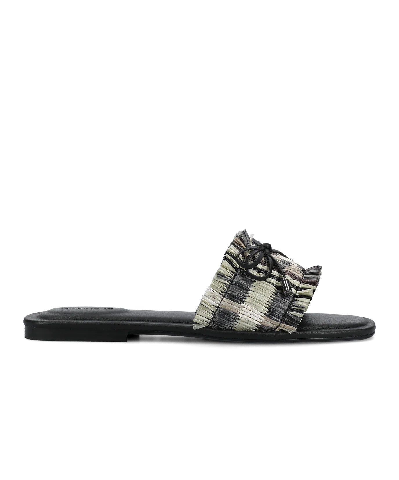 The Kiwi Bow - Black Multi Raffia - Image 5